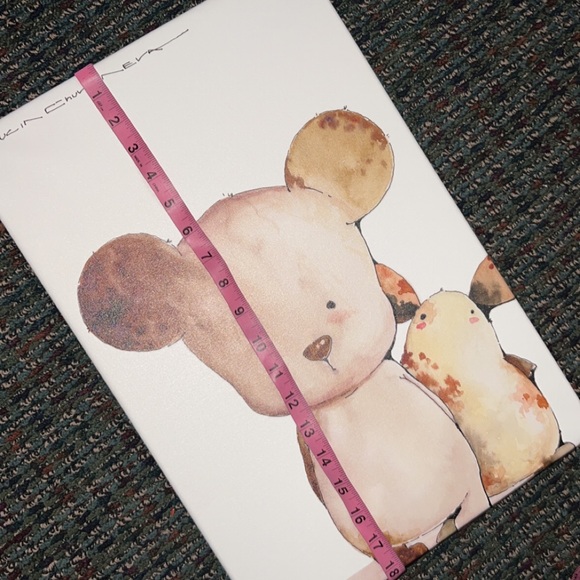 Teddy bear wall canvas kids room nursery new - Picture 9 of 9